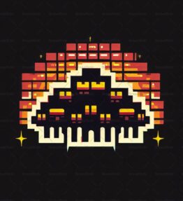 Retro Arcade Space Invaders